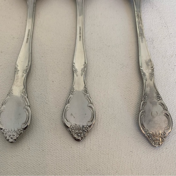 3 Estia CASCADE Stainless Glossy Korea Serving Spoons 7.5" Silverware Flatware - Picture 3 of 6